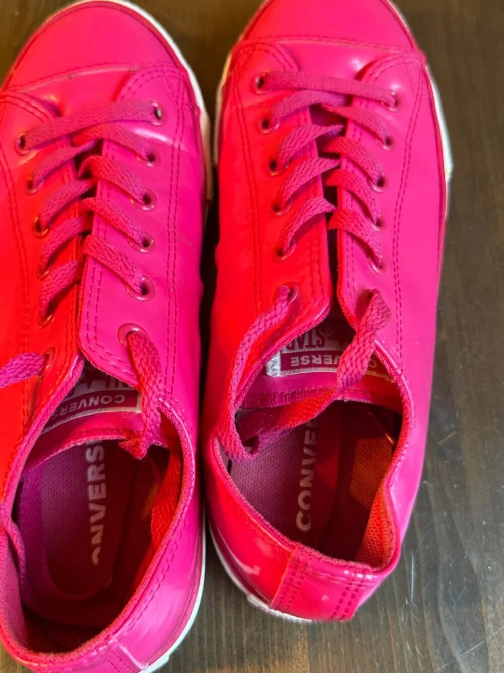 Converse All Star Girls Hot Pink Synthetic 662321C Sneaker Size 5
